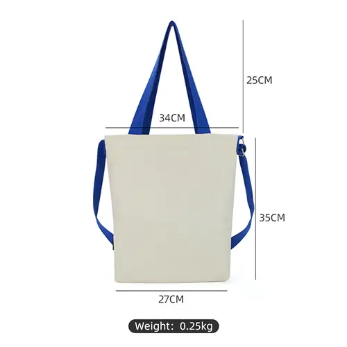 Shoulder Cute FasHion Custom Student Literary Shoulder Plain White Tote Bag